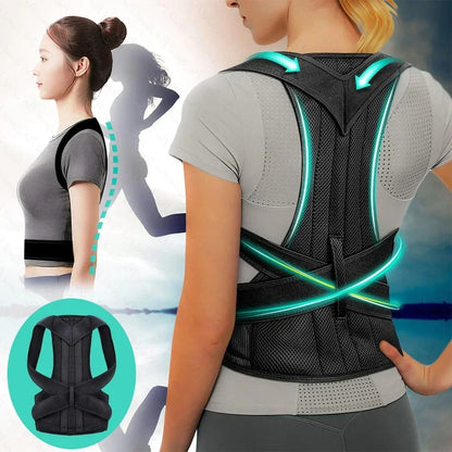 Back Posture Brace Clavicle Support, Stop Slouching And Hunching, Adjustable Back Trainer Unisex, Order A Size Up