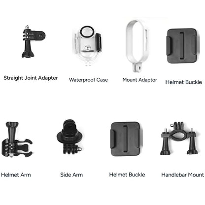 Accessories Kit for Action Camera of H88 Accessory Quick Release Buckle Tripod Mounts Sticker  Cycling Driving Helmet Waterproof
