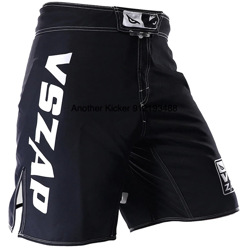 Vszap MMA BJJ Shorts Comprehensive Fighting Training Pants Men's Muay Thai No Gi Judo Jiu Jitsu Sports Boxing Grappling Shorts