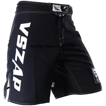 Vszap MMA BJJ Shorts Comprehensive Fighting Training Pants Men's Muay Thai No Gi Judo Jiu Jitsu Sports Boxing Grappling Shorts