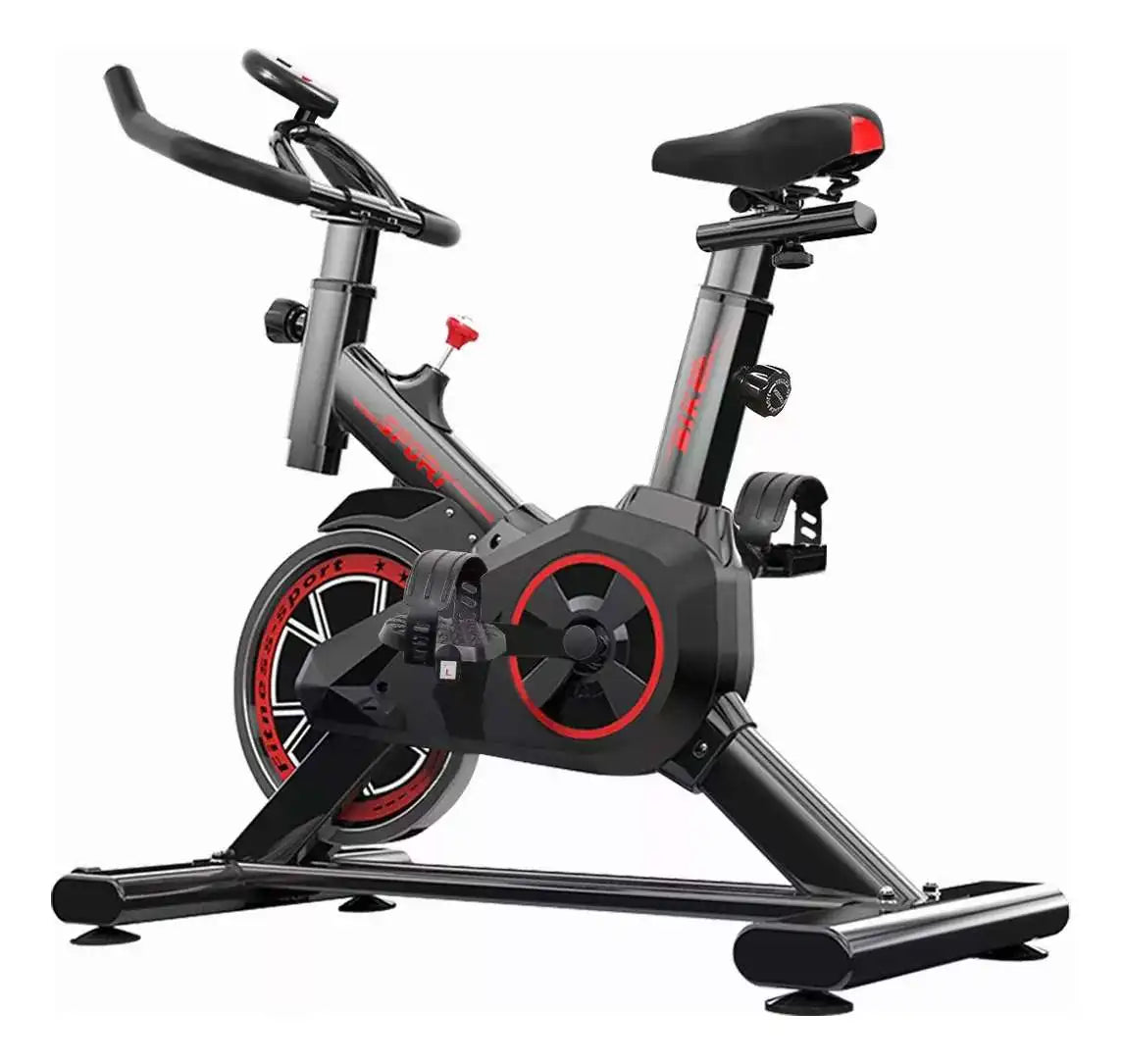 Home Spinning Bike Gym Fitness Equipment Indoor Cycling Exercise Cardio Machine with LCD Display & Adjustable Resistance