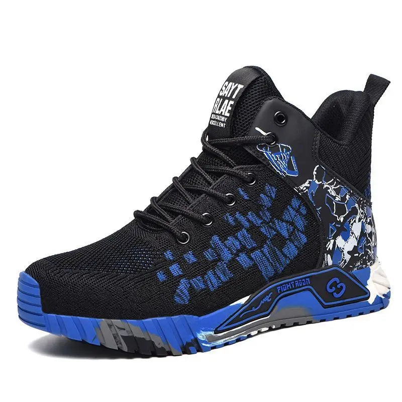 High Top Safety Shoes Men Work Shoes Men Women Work Safety Boots Men's Work Shoes Fashion Security Protective Boots