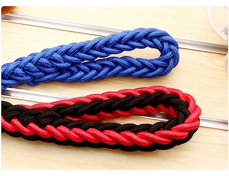 4.5ft Heavy Duty Large Dog Leash Durable Nylon Braided Lead for Small Medium Big Dogs Walking Hunting Camping Pet Accessories