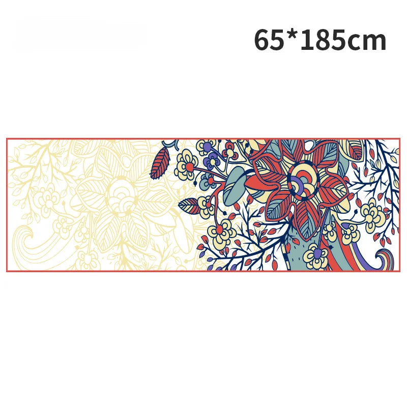 Yoga Studio Portable Printed Yoga Towel Custom Non-slip Environmental Protection Digital Printed Yoga Towel Yoga mat Towel