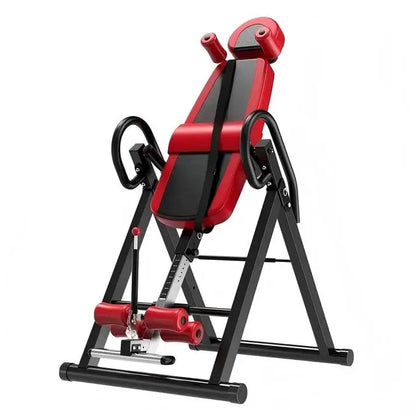 ONESTARSPORTS New Arrival Steel Square Tube Foldable Gym Trainer Inversion Table 200KG Capacity Waist Back Pain Relief Sports