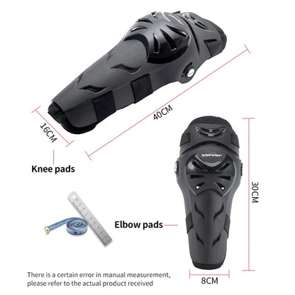 Adult Motorbike Knee Pads Elbow Pads Motorcyclist Riding Equipment Protective Knee Protector Bicycle Rider Protection Gear