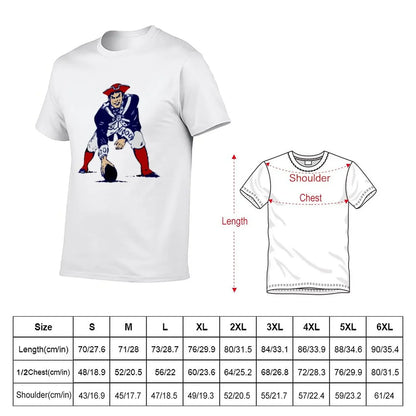New Football Patriots T-Shirt man t shirt designer shirts clothing for men