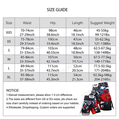 Vszap MMA BJJ Shorts Comprehensive Fighting Training Pants Men's Muay Thai No Gi Judo Jiu Jitsu Sports Boxing Grappling Shorts