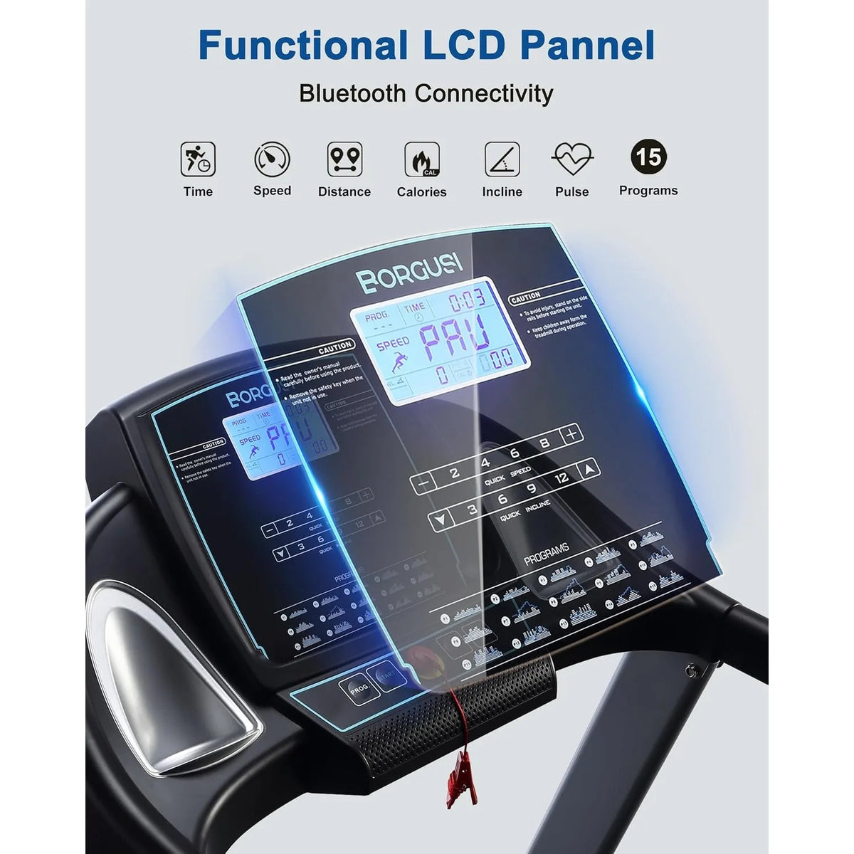 Foldable Treadmill,Auto Incline & Heavy Duty & Wide Belt,Home Workout, Custom