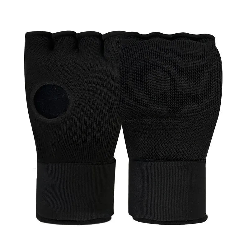 Mma Half-Finger Boxing Gloves Thickened Foam Padding Gym Sanda Muay Thai Fighting Training Hand Wrap Inner Gloves