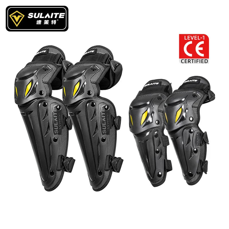 Motorcycle Elbow Knee Pads Outdoor Riding Motocross Protective Gear Adjustable Knee Elbow Pads Anti-Fall Motorbike Equipment