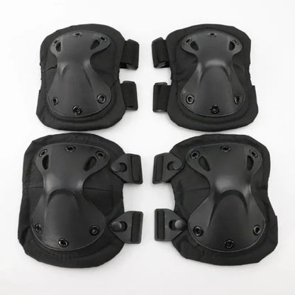 4PCS Knee Pads Elbow Pads Set Adjustable Protective Guard for Cycling Skating Skateboard Outdoor Sports Work Safety Knee Support