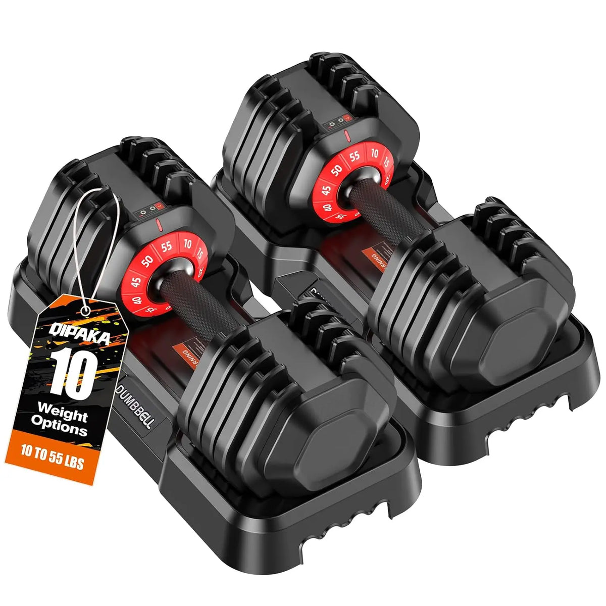 Adjustable Dumbbells Set for Home Gym, Custom