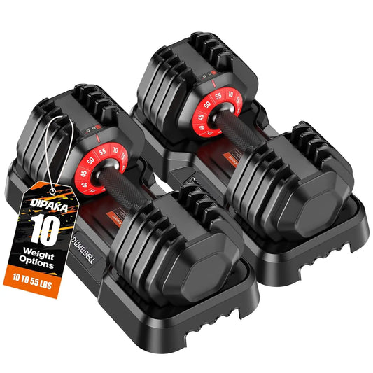 Adjustable Dumbbells Set for Home Gym, Custom