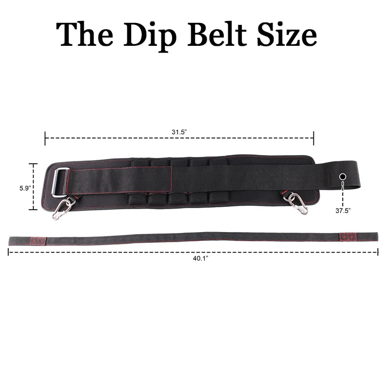 Fitness Adjustable EVA Pull-Up Dip Belt Barbell Dumbbell Weighlifting Belts Gym Squat Powerlifting Belt Back Brace