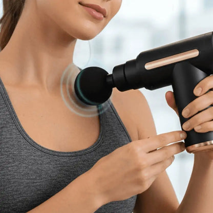 Muscle Relaxation Mini Massage Gun, Suitable For Full-Body And Arm And Back Massage. Mini And Compact, Portable, Type-C Charging, Handheld Electric Muscle Massager To Relax Muscles After Exercise And Fitness