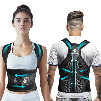 Posture Corrector Back Brace Adjustable Back Support for Women and Men Shoulder Straightener Neck Upper Lower Back Pain Relief