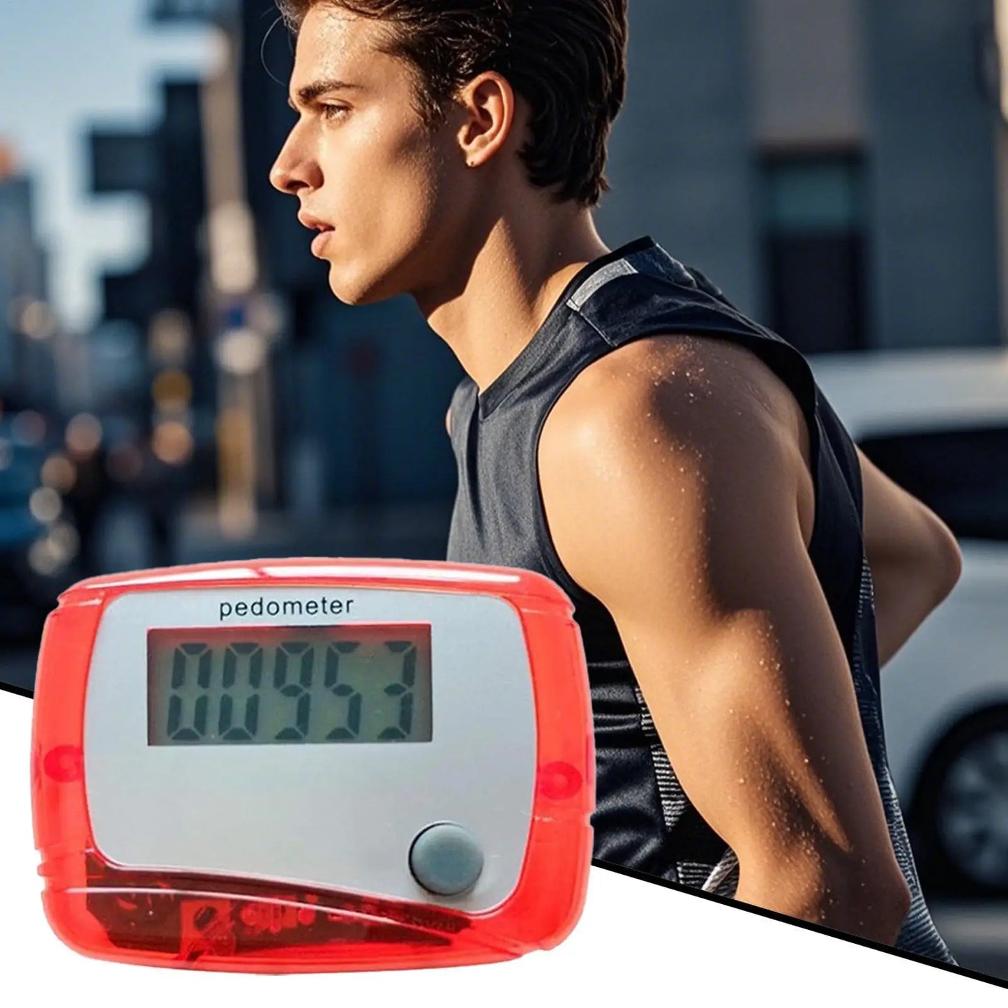 Portable Digital Fitness Walk Meter Mini Step Meter For Outdoor Jogging Training Walking Sports Training Hiking