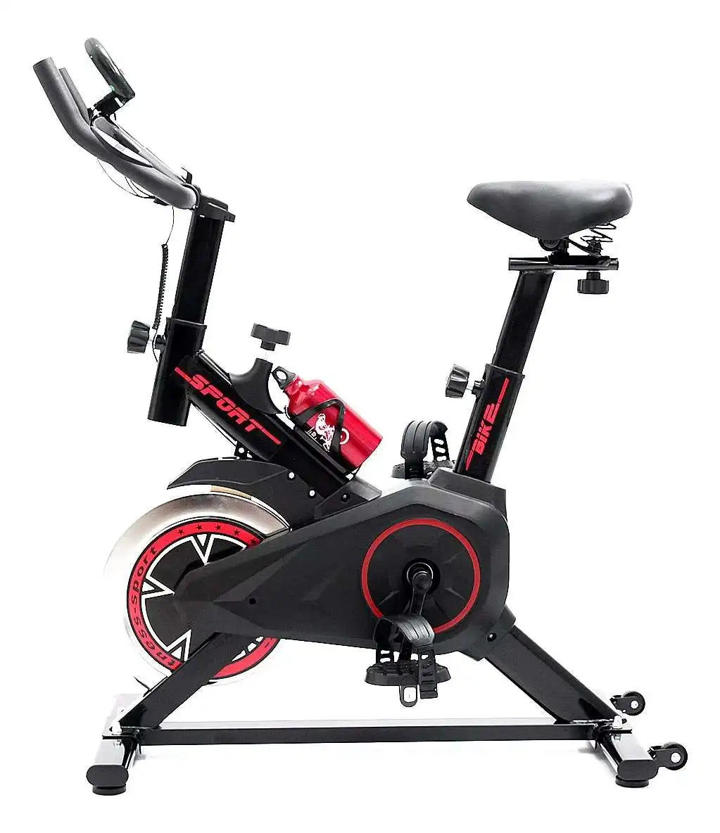 Home Spinning Bike Gym Fitness Equipment Indoor Cycling Exercise Cardio Machine with LCD Display & Adjustable Resistance