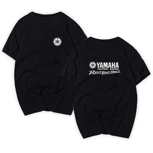 Yamaha Motorcycle Riding Clothing for Men and Women, Half-sleeved and Short-sleeved Summer T-shirts