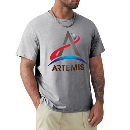 Artemis program T-Shirt anime korean fashion sublime clothing for men