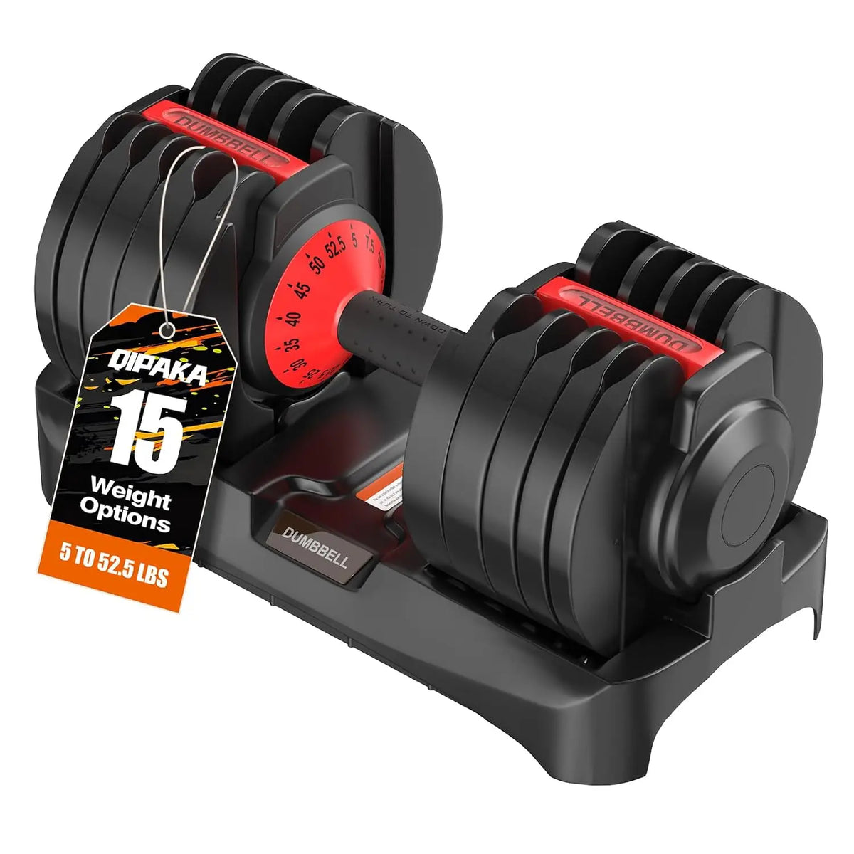 Adjustable Dumbbells Set for Home Gym, Custom