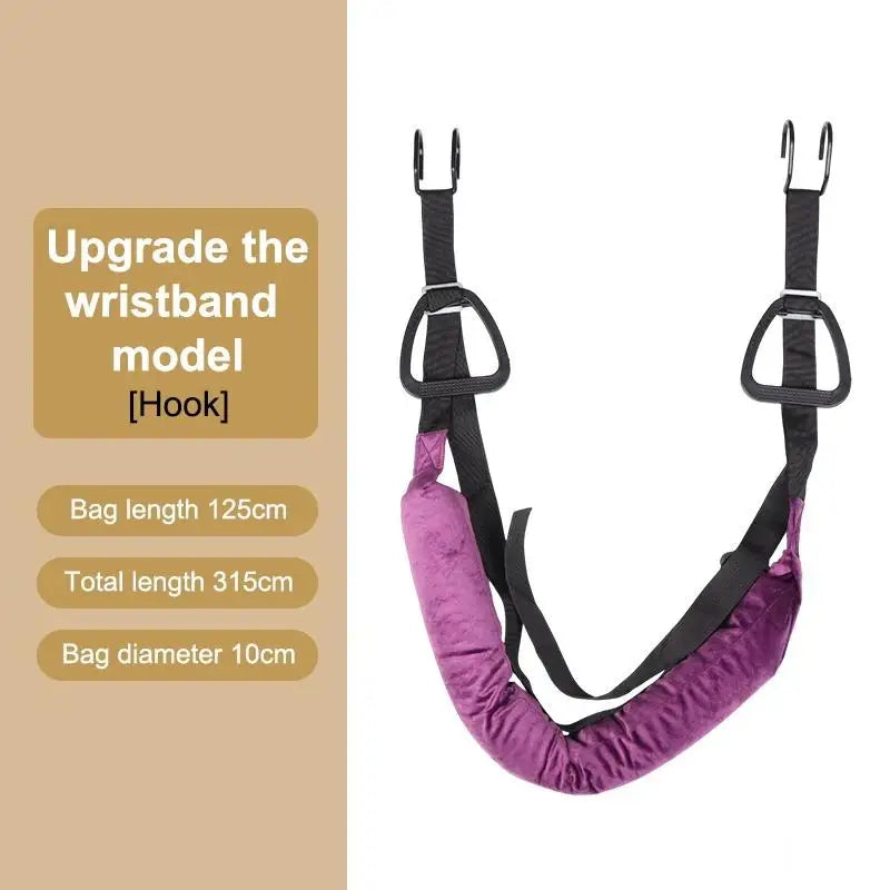 Home Gym Lumbar Traction Belt Adjustable Horizontal Bar Stretch Back Suspension Spine Alignment for Daily Exercise