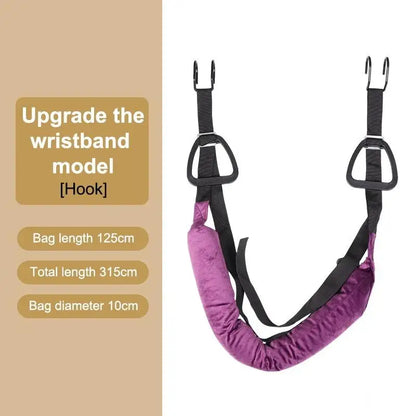 Home Gym Lumbar Traction Belt Adjustable Horizontal Bar Stretch Back Suspension Spine Alignment for Daily Exercise