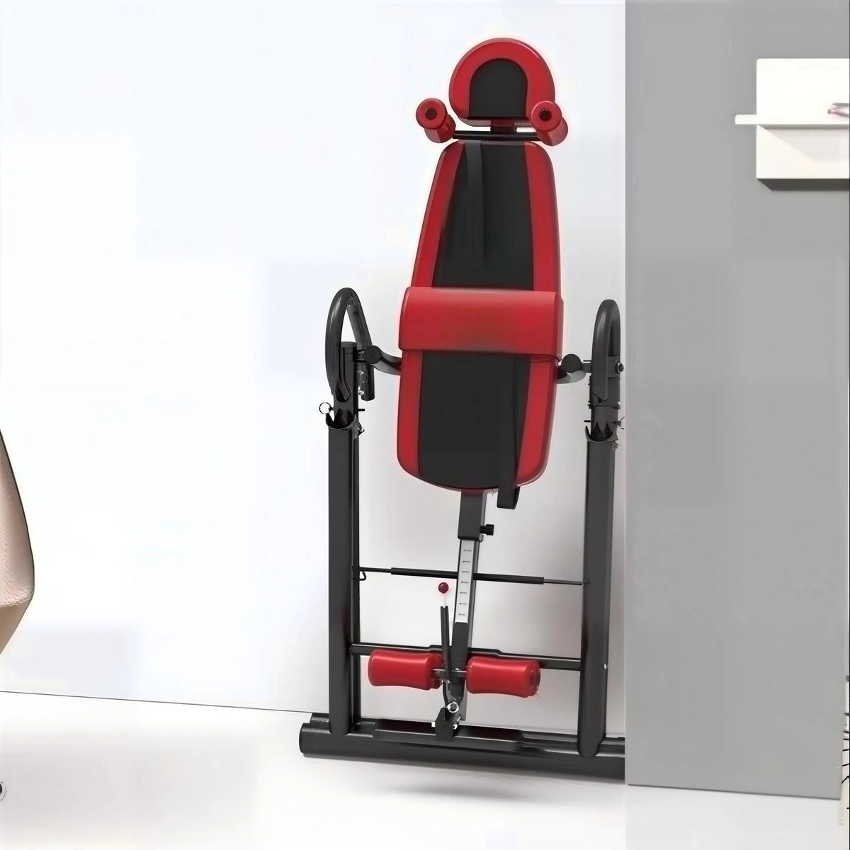 ONESTARSPORTS New Arrival Steel Square Tube Foldable Gym Trainer Inversion Table 200KG Capacity Waist Back Pain Relief Sports