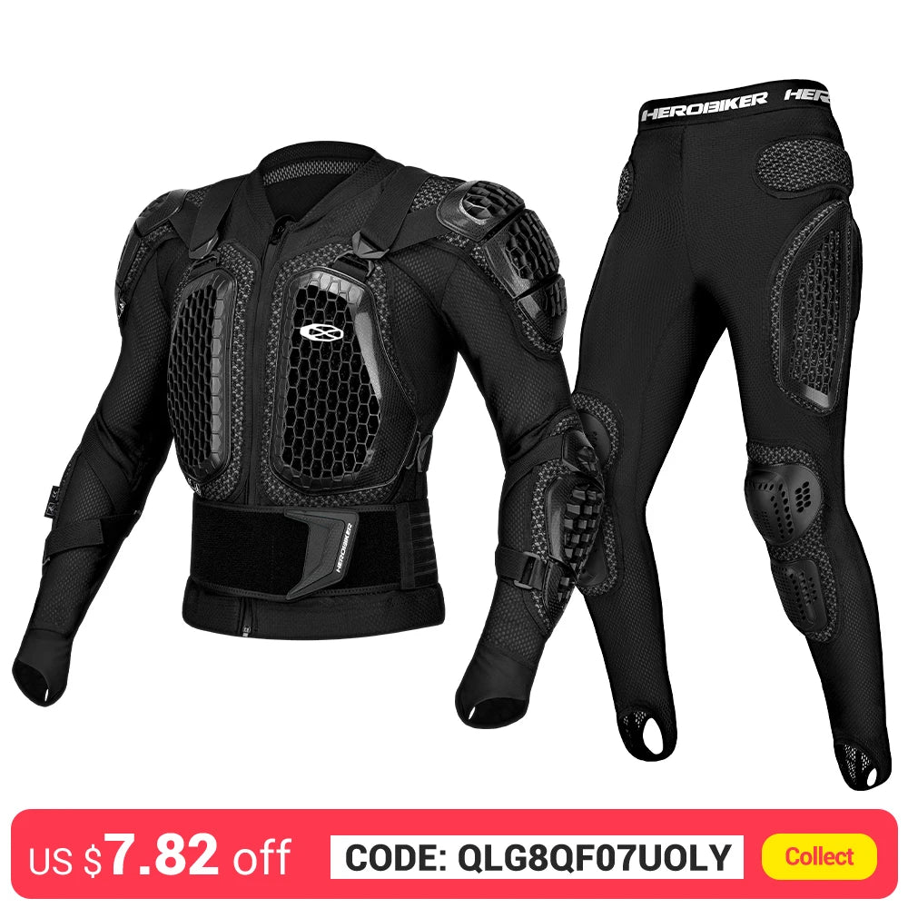 Motocross Armor Wear-Resistant Motorcycle Protector Anti-drop Motocross Enduro Riding Protective Motorcycle Equipment Full Body