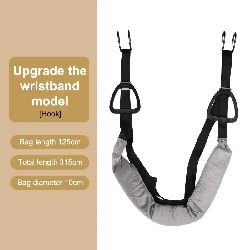 Home Gym Lumbar Traction Belt Adjustable Horizontal Bar Stretch Back Suspension Spine Alignment for Daily Exercise