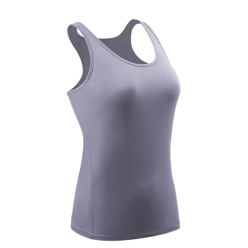 Women Fitness Top Workout Training Exercise Gym T Shirt Sport T-shirt Bodybuilding Yoga Running Backless Sleeveless Tee Vest J82