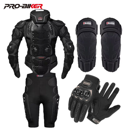 Motorcycle Jacket Full Body Armor Set Motorcycle Chest Armor Suit Motocross Racing Protective Gear Moto Protection S-5XL