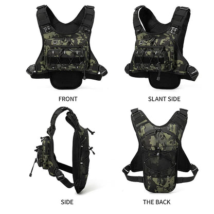 Running Chest Pack Hydration Vest For Cycling Hiking Bicycle Race Marathon Bag Men Women Sports Tactical Pouch Camping Backpack
