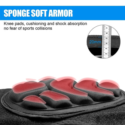 1Pair Elbow Knee Pads Brace Support for Gardening,Cleaning,Volleyball,Anti Slip Collision Avoidance Kneepads with Thick EVA Foam