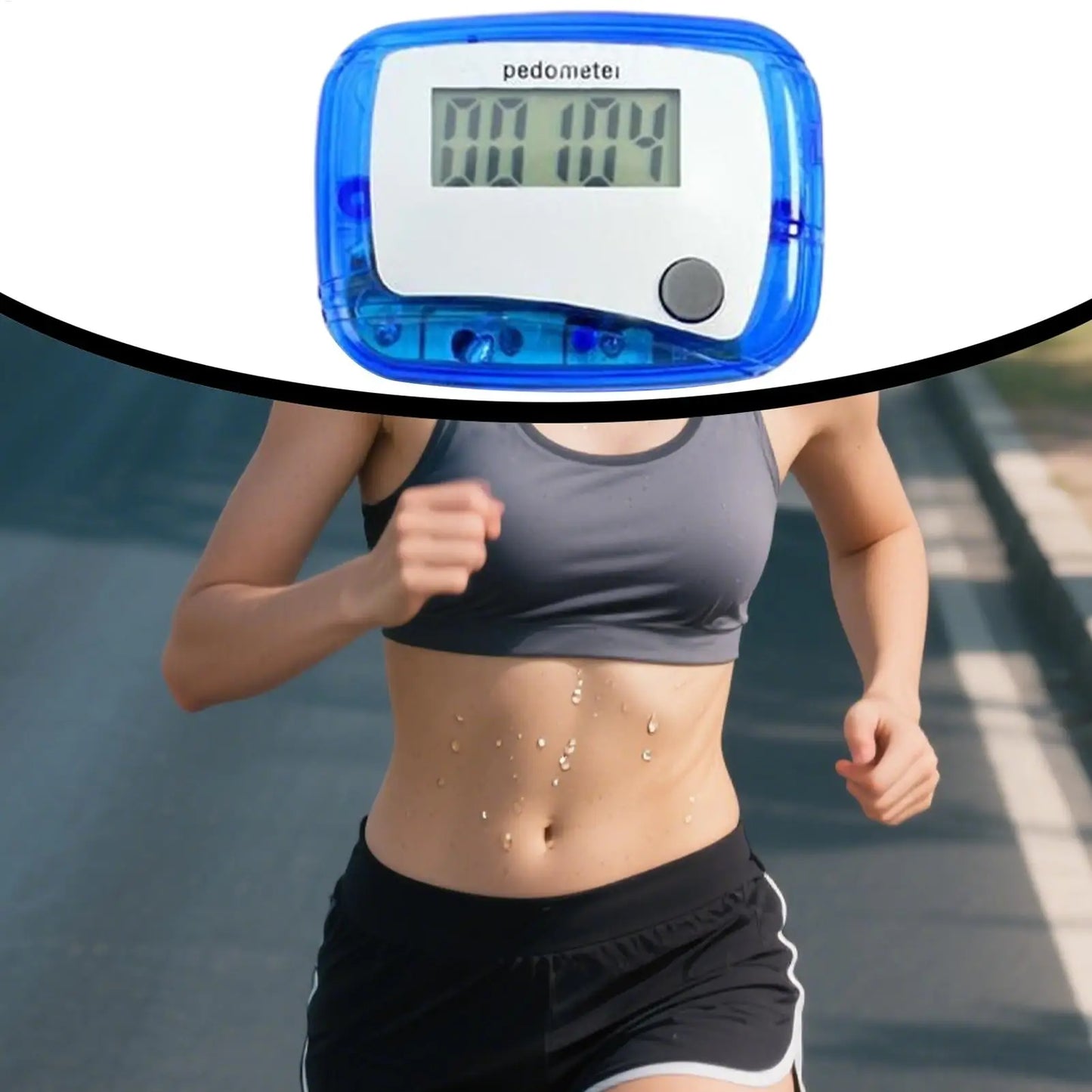 Portable Digital Fitness Walk Meter Mini Step Meter For Outdoor Jogging Training Walking Sports Training Hiking