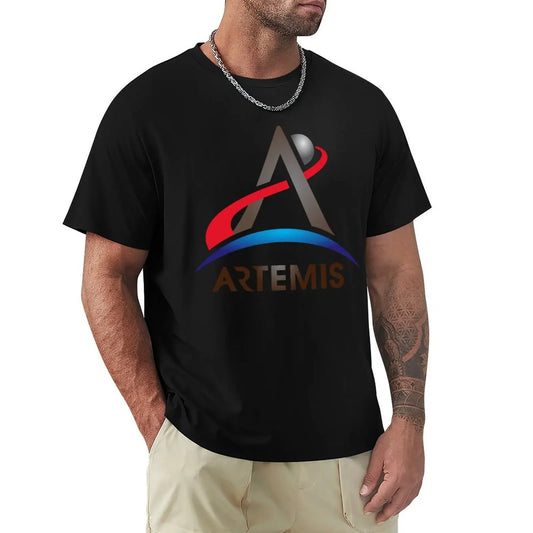 Artemis program T-Shirt anime korean fashion sublime clothing for men