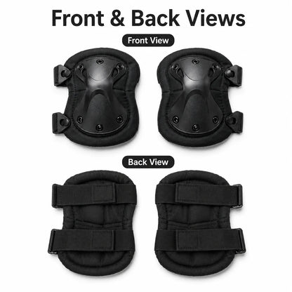 4PCS Knee Pads Elbow Pads Set Adjustable Protective Guard for Cycling Skating Skateboard Outdoor Sports Work Safety Knee Support