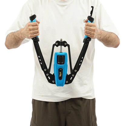 Adjustable Hydraulic Arm Trainer 22-440lbs, Smooth Resistance Arm Exerciser, Joint Protection for Rehab Fitness