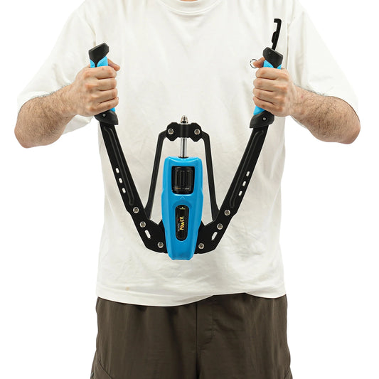 Adjustable Hydraulic Arm Trainer 22-440lbs, Smooth Resistance Arm Exerciser, Joint Protection for Rehab Fitness