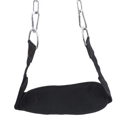 Thick Heavy Duty Weight Lifting Belt with Chain Dipping Belt Pull Up Chin Up Kettlebell Barbell Fitness Bodybuilding Gym Belt