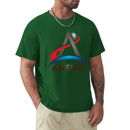 Artemis program T-Shirt anime korean fashion sublime clothing for men