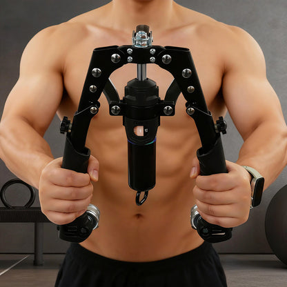 Hydraulic Power Twister Spin Button Arm Blaster Forearm Workout Equipment Adjustable 22-440lbs for Arms, Legs, Biceps, Etc