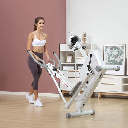 Manual Fitness Gym Home Equipment Seated Elliptical Cross Trainer Commercial Magnetic Resistance Steel Rear Wheel Drive Unisex