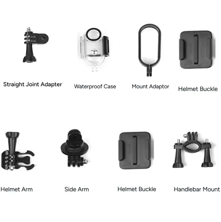 Accessories Kit for Action Camera of H88 Accessory Quick Release Buckle Tripod Mounts Sticker  Cycling Driving Helmet Waterproof