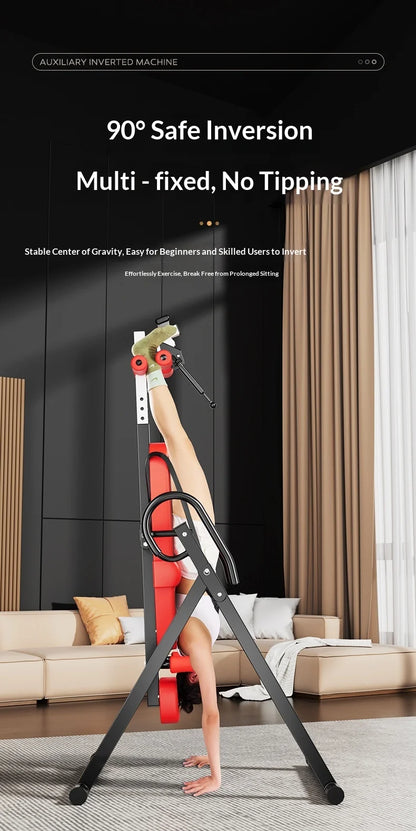 Home Inversion Table: Safe Stretching & Inversion, Body Hanging Device, Indoor Fitness Stretcher & Exerciser