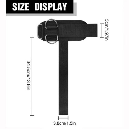 2-in-1 Wrist Straps For Weightlifting Weightlifting Straps With D Ring Deadlift Straps For Cable Machine Workout Gym Straps
