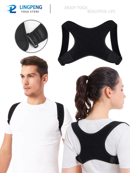 Lightweight Posture Corrector Back Support Belt for Improving Sitting Posture - Adjustable for Correcting Sitting Posture