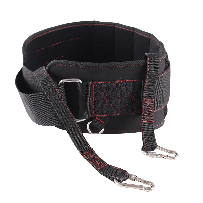 Fitness Adjustable EVA Pull-Up Dip Belt Barbell Dumbbell Weighlifting Belts Gym Squat Powerlifting Belt Back Brace