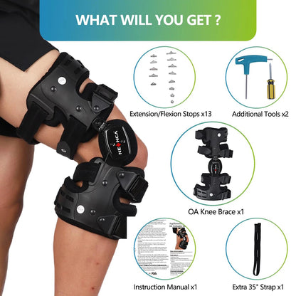 NEENCA OA Unloader Knee Brace Pain Relief & Knee Support for ACL & Meniscus Injury Joint and Patella Stability for Men and Women